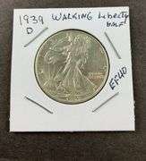 1939D walking liberty half dollar