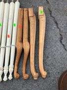 Table or Furniture Legs in Two Sets of Four and Two Pairs