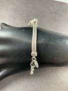 Bracelet Made By Dyadema In Italy 10.1 grams Sterling Silver size 7.5"