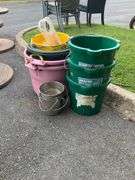Buckets, Rope Totes, and Heated Water Bucket Lot