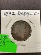 1892 barber quarter
