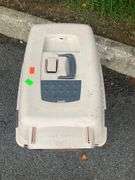 Plastic Pet Carrier with Ventilation and Metal Door, 24”Lx12”Wx14”H