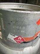 Propane Tank for Forklift Application, Approximately Half Full