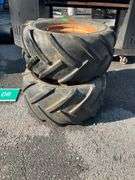 23×10.50-12 Tires with Wheels Showing Dry Rot and Rust
