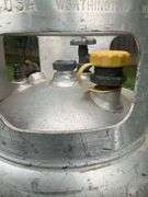 Propane Tank for Forklift Application, Approximately Half Full