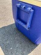 Igloo Cooler with Two Handles and Missing Strap