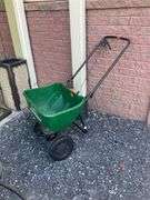 Scotts Standard Broadcast Seed Spreader with Manual Handle