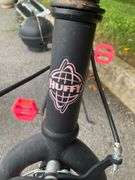 Huffy BMX Bike with Black Frame and Pink Accents