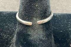 Sterling silver open end ring size 6.5