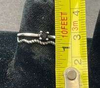 Sterling silver open end ring size 6.5