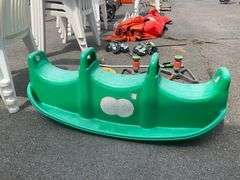 Green Plastic Rocking Seesaw for Kids