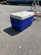 Igloo Cooler with Two Handles and Missing Strap