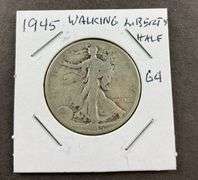 1945 walking liberty half dollar