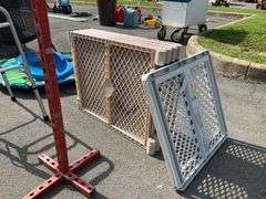 8-Panel Vented Playpen and Hallway Gate Set
