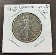 1943 walking liberty half dollar