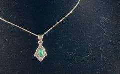 Sterling silver necklace 18in