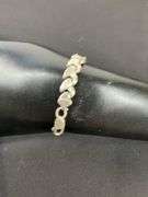 Sterling silver bracelet marked  “Stargold” 7.5in , 8.3gram