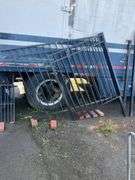 Black Aluminum Fencing/Gate, 73”L