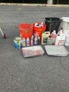 Paint, Sealers, Caulk, and Related Items in Various Containers