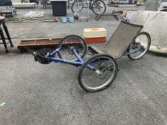 TerraTrike Recumbent Tricycle with Damaged Wheels