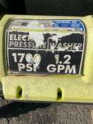 Electric Pressure Washer with 1700 PSI and 1.2 GPM Specifications