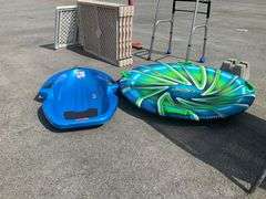 Foam Sled with Four Handles and Plastic Sled Set