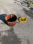 Harvest Basket and Yellow Extension Cord