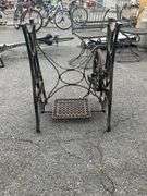 Cast Iron Sewing Machine Treadle Base with ‘New Ideal’ Branding
