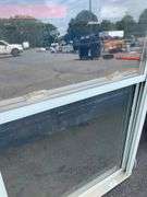 Framed Glass Window Unit with Sliding Panel, 62″H x 34″W