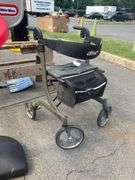 Drive Medical Rolling Walker With Mesh Storage Compartment