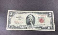 $2.00 Bill Red Seal Series 1963