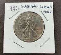 1946 walking liberty half dollar