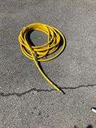 Yellow Air Hose with Attached Fittings