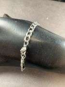 8in stainless Cuban link bracelet