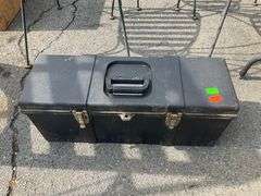 Plastic Toolbox with Metal Latches and Handle by Tuff-Box