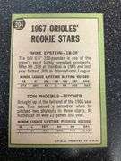 1967 Topps Orioles Rookie Stars Baseball Card #204