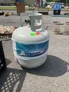 Empty Propane Tank with AmeriGas Branding