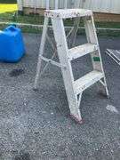 Aluminum Two-Step Ladder With 24-Inch Top Step Height