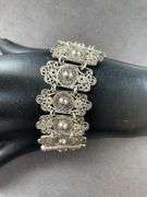 Vintage Bracelet With Silver Balls 27.2 grams Sterling Silver size 6" Mexico