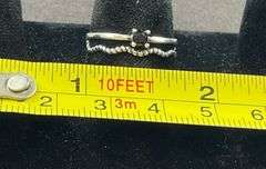 Sterling silver open end ring size 6.5