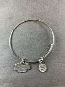 Bangle Bracelet With Two Charms (Chubby Chico Charms)