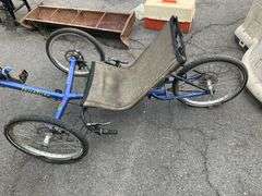 TerraTrike Recumbent Tricycle with Damaged Wheels