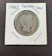 1906S barber half dollar