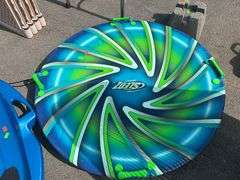 Foam Sled with Four Handles and Plastic Sled Set