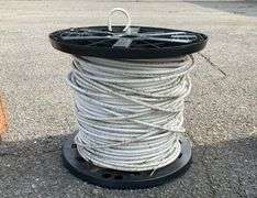 Plastic Spool of Coated Cable