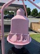 Decorative Buoy-Top Structure With Crossbuck Accent, 68″H