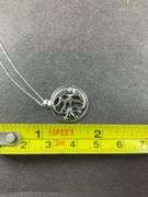 Sterling silver sun/moon necklace 18in