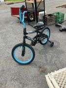 Huffy Kids Bike with Training Wheels and Decorative Graphics