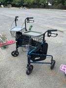 Drive Three-Wheel Rollators Walkers with Baskets and Trays