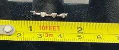 Sterling silver heart ring size 8